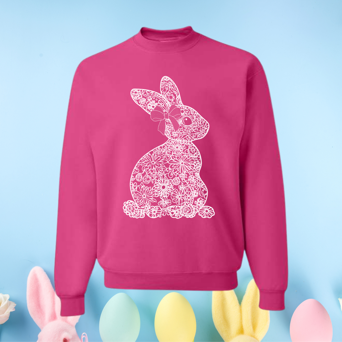 Lace Floral Bunny