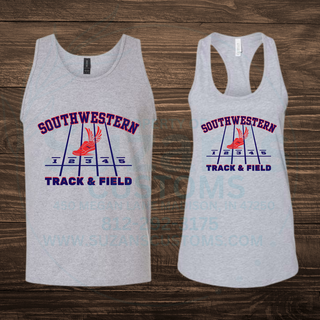 Southwestern Trank and Field - Tank Tops