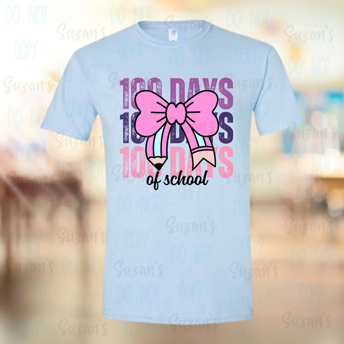 100 Days of School - Pencil Bow