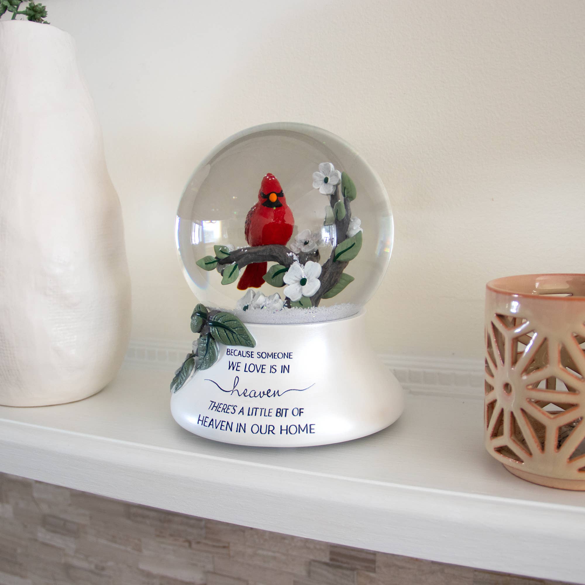 Heaven In Our Home - LED Lit, 120mm Musical Water Globe