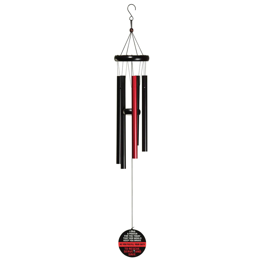 Windchime I Said A Prayer Red 35in