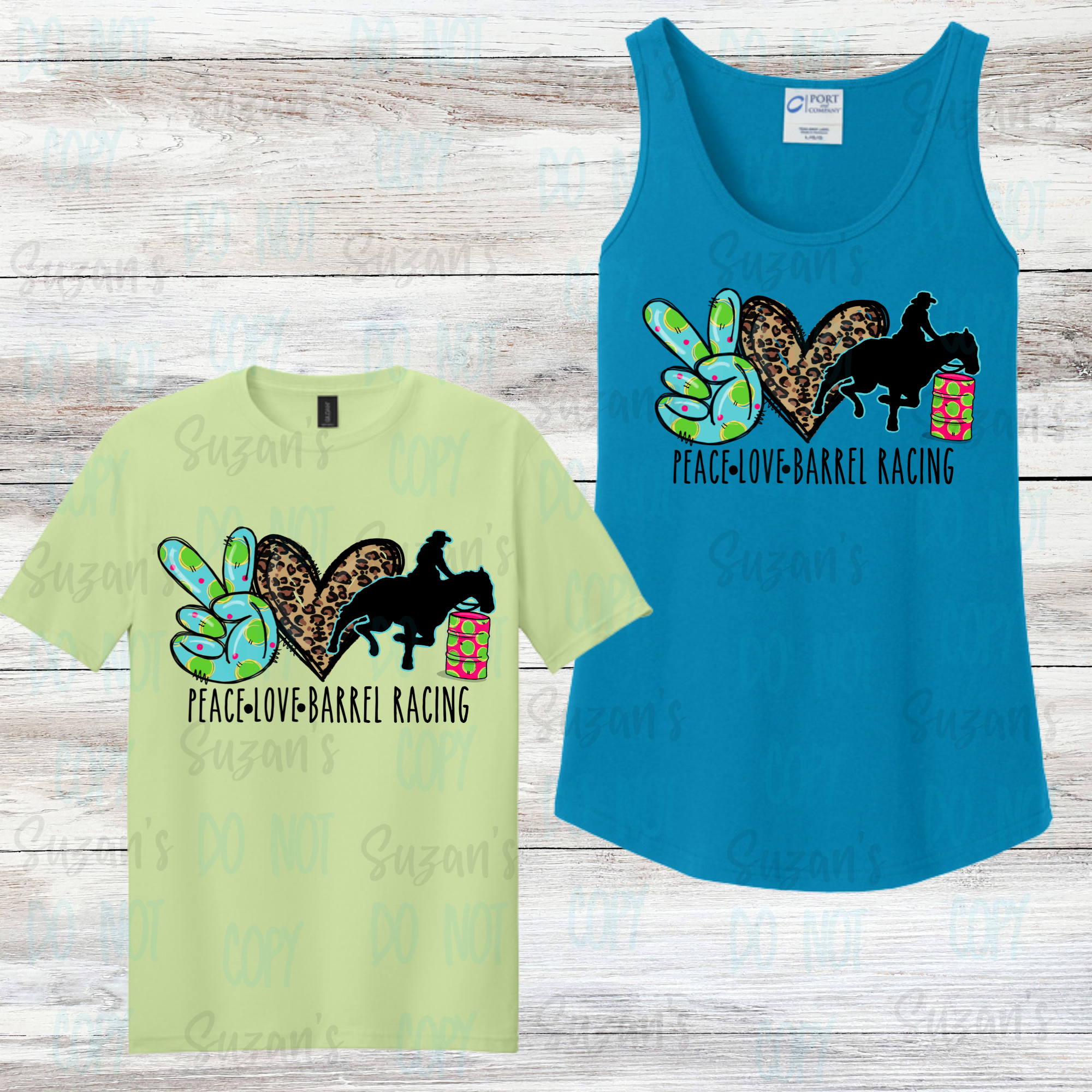 Peace - Love - Barrel Racing