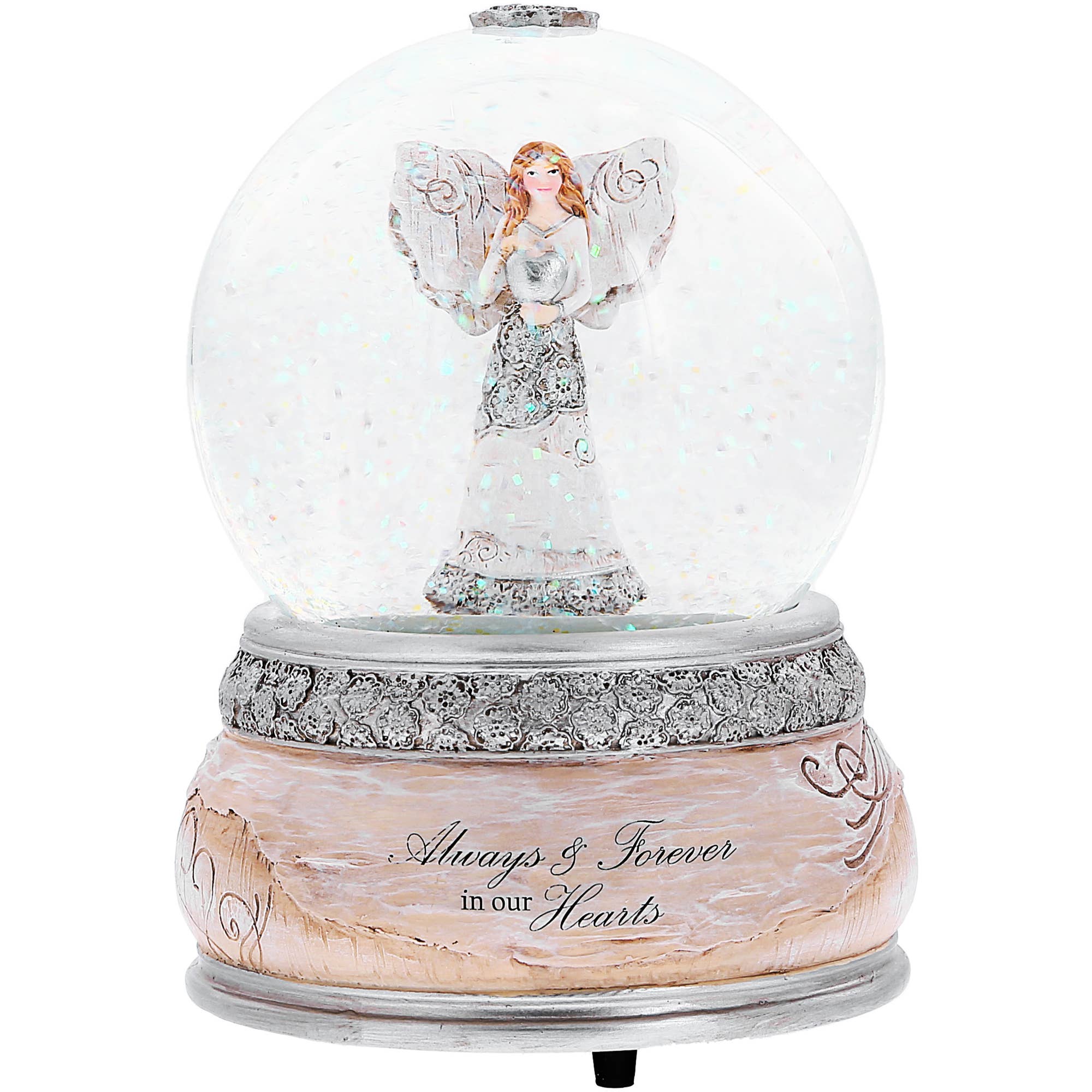 Forever in Our Hearts - LED Lit, 100mm Musical Water Globe