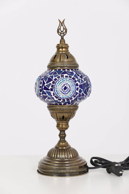 Turkish Standart Mosaic Lamps: Multicolor Flowers