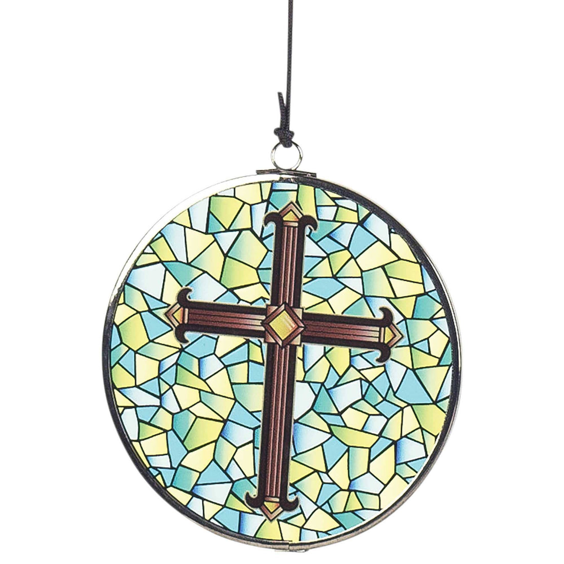 WINDCHIME CROSS SAIL BLUE GREEN 35&quot;