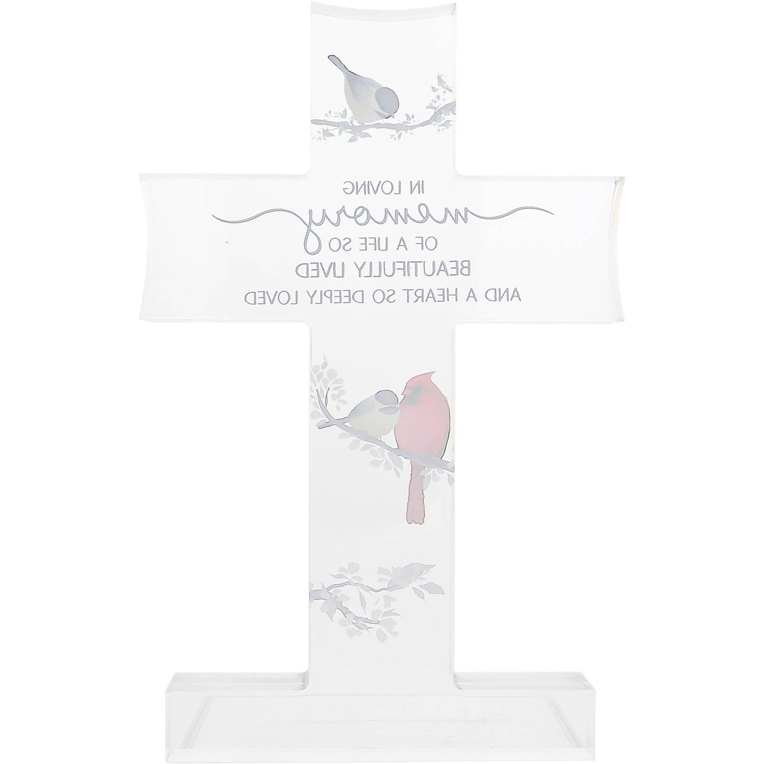 Memory - 7" Acrylic Cross Plaque
