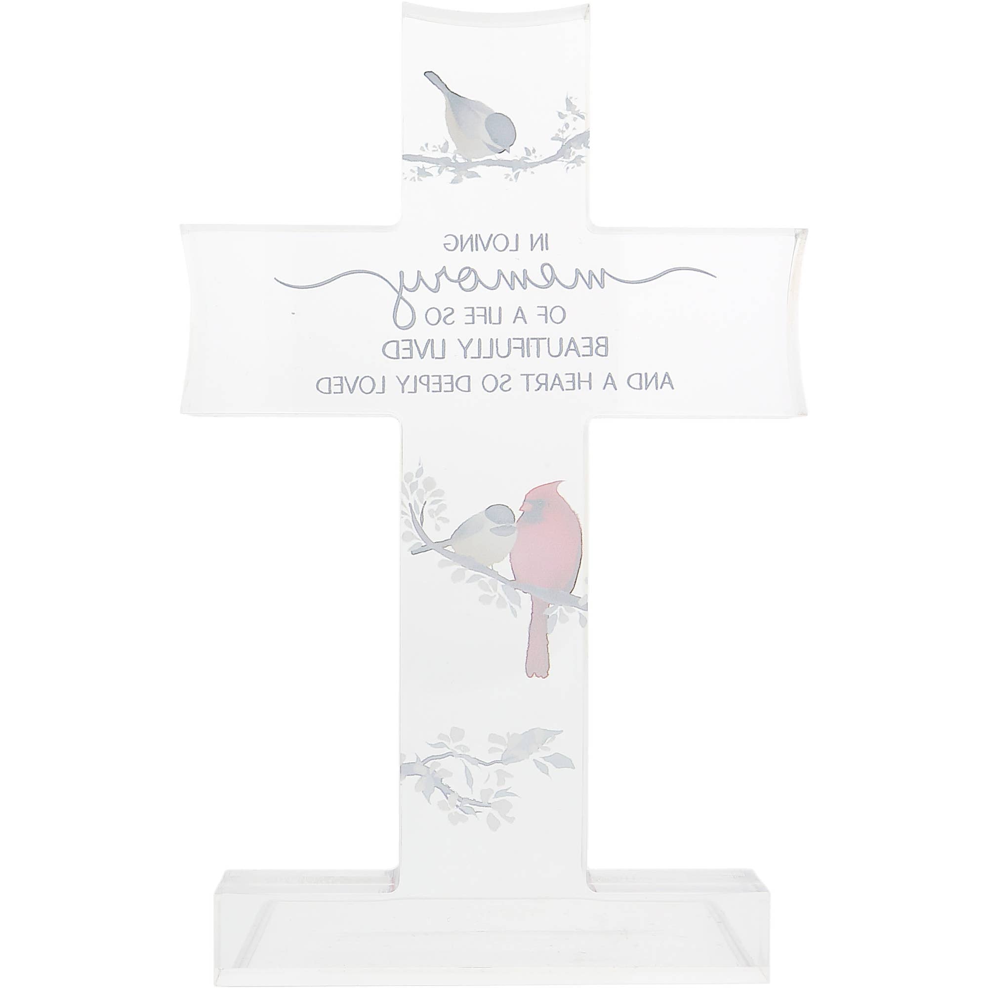 Memory - 7" Acrylic Cross Plaque