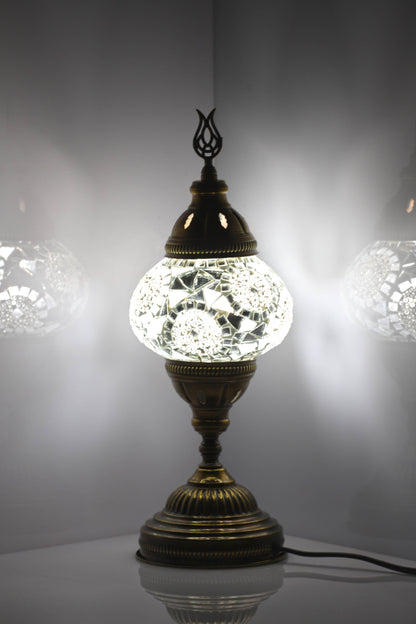 Turkish Standart Mosaic Lamps: Multicolor Flowers