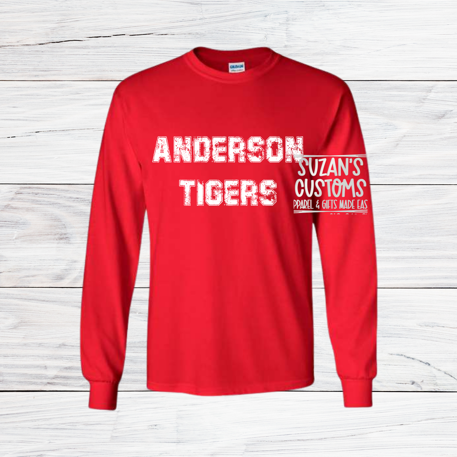 Anderson Tigers Distressed