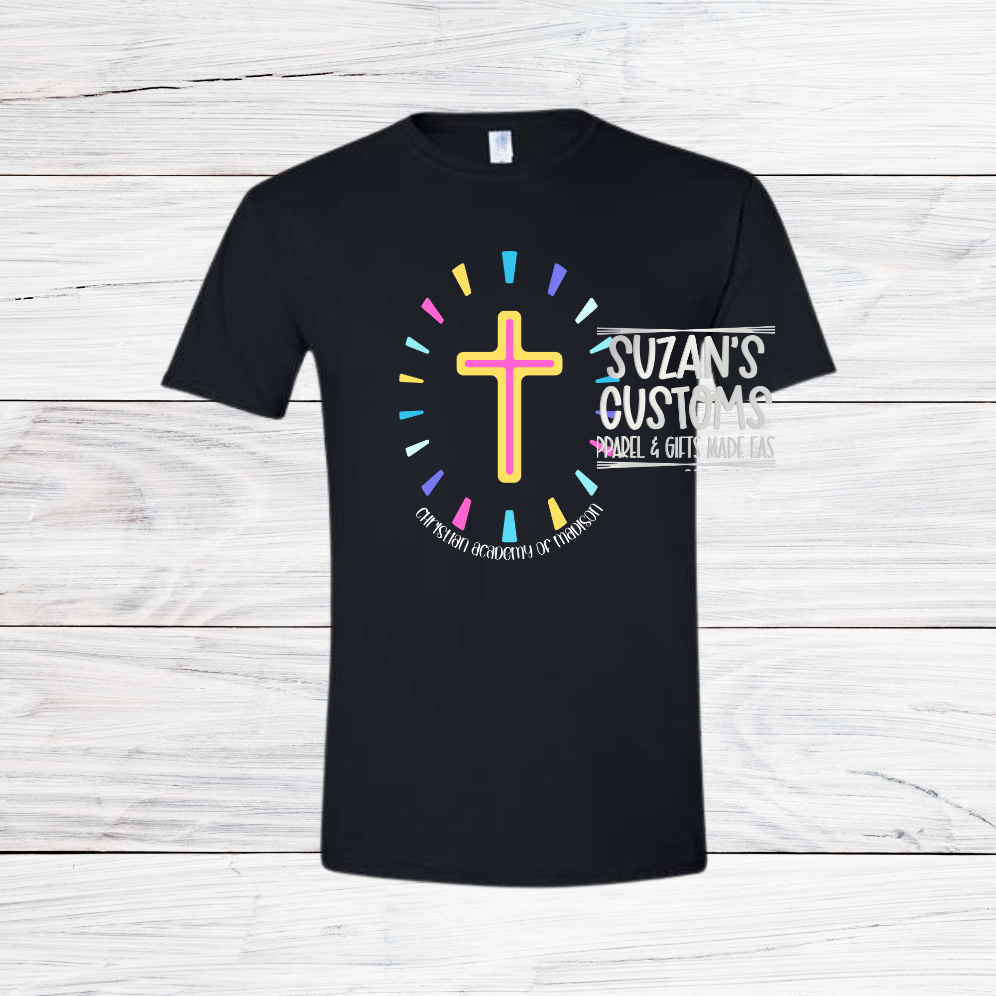 CAM Colorful Cross--Black