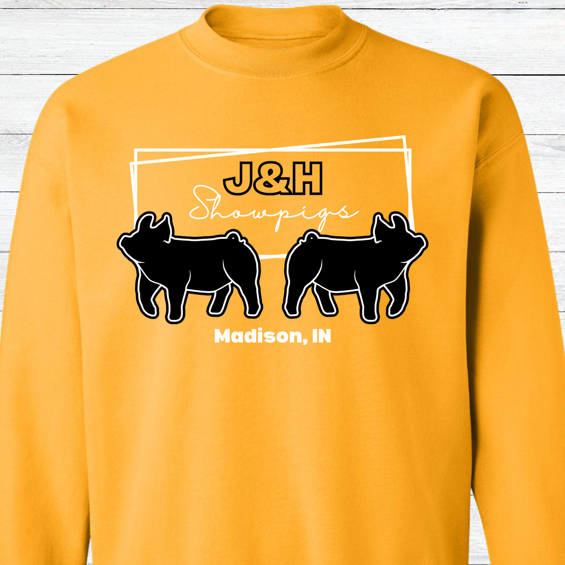 J&H Showpigs.2 CREWNECK