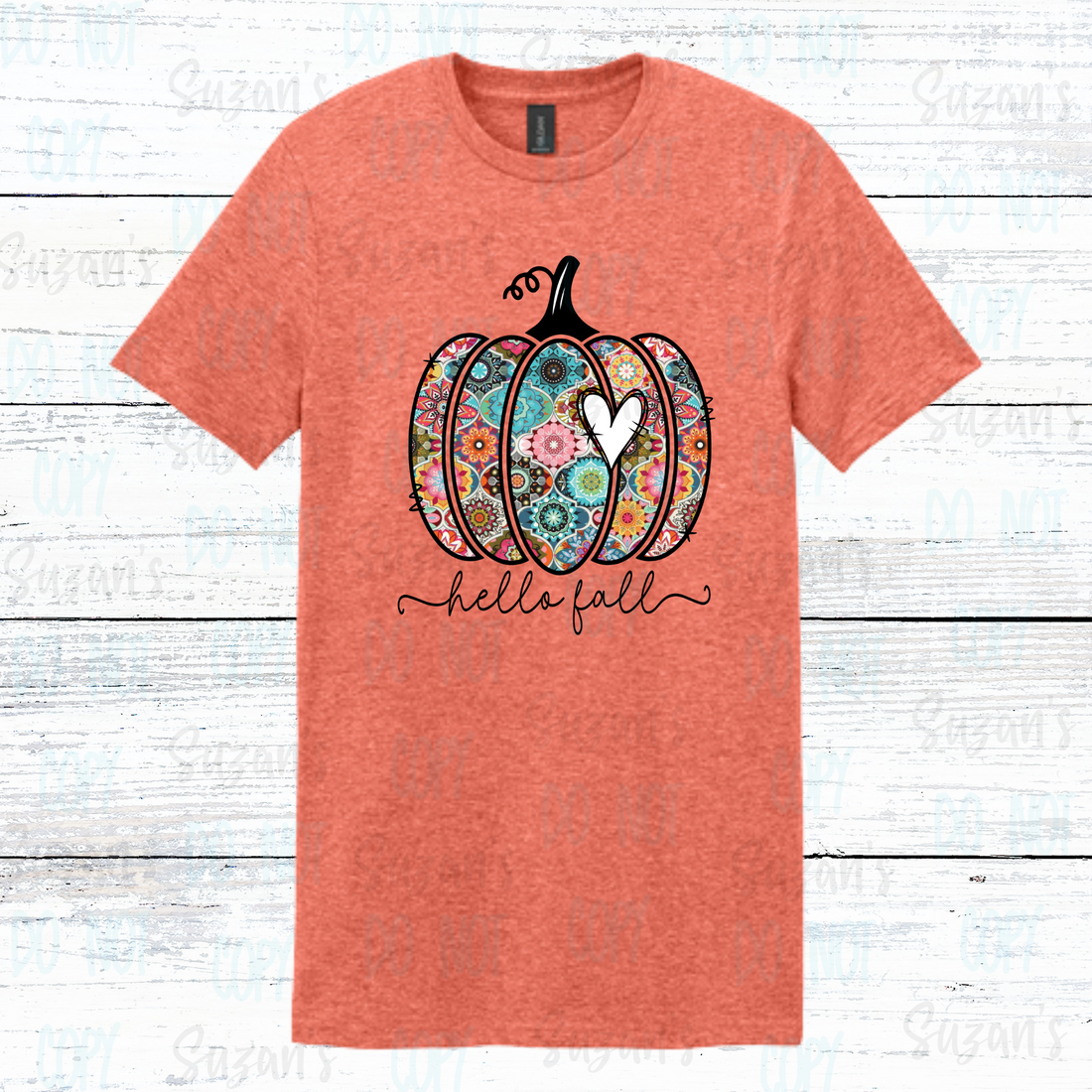 Hello Fall Mosaic Pumpkin