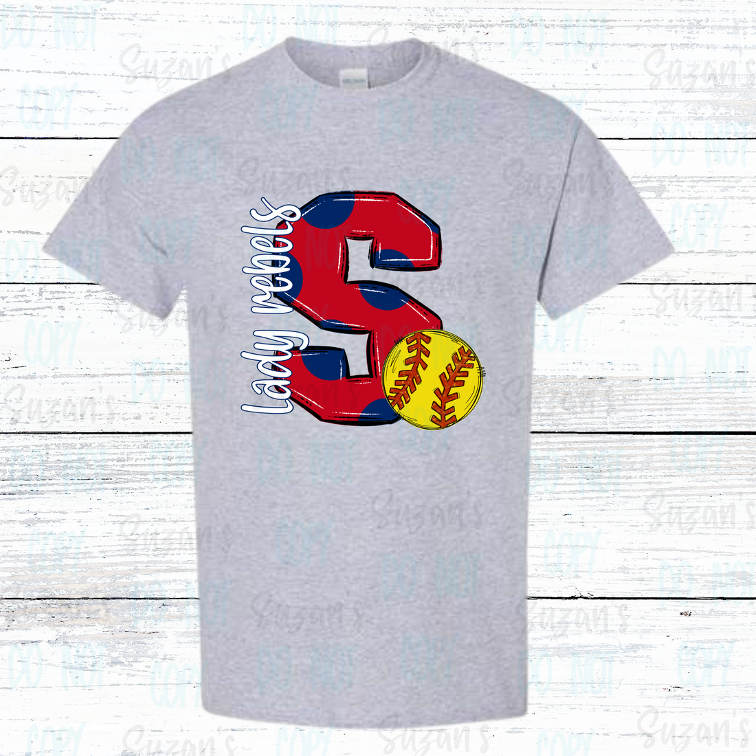 Lady Rebels Softball Polka Dot