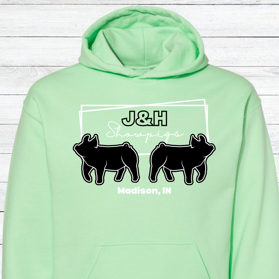 J&H Showpigs.2 HOODIE