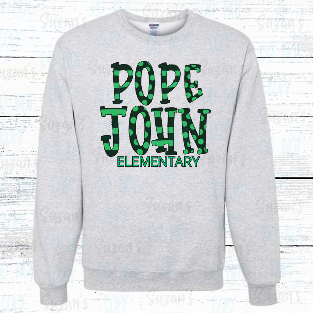 Pope John Green Doodle