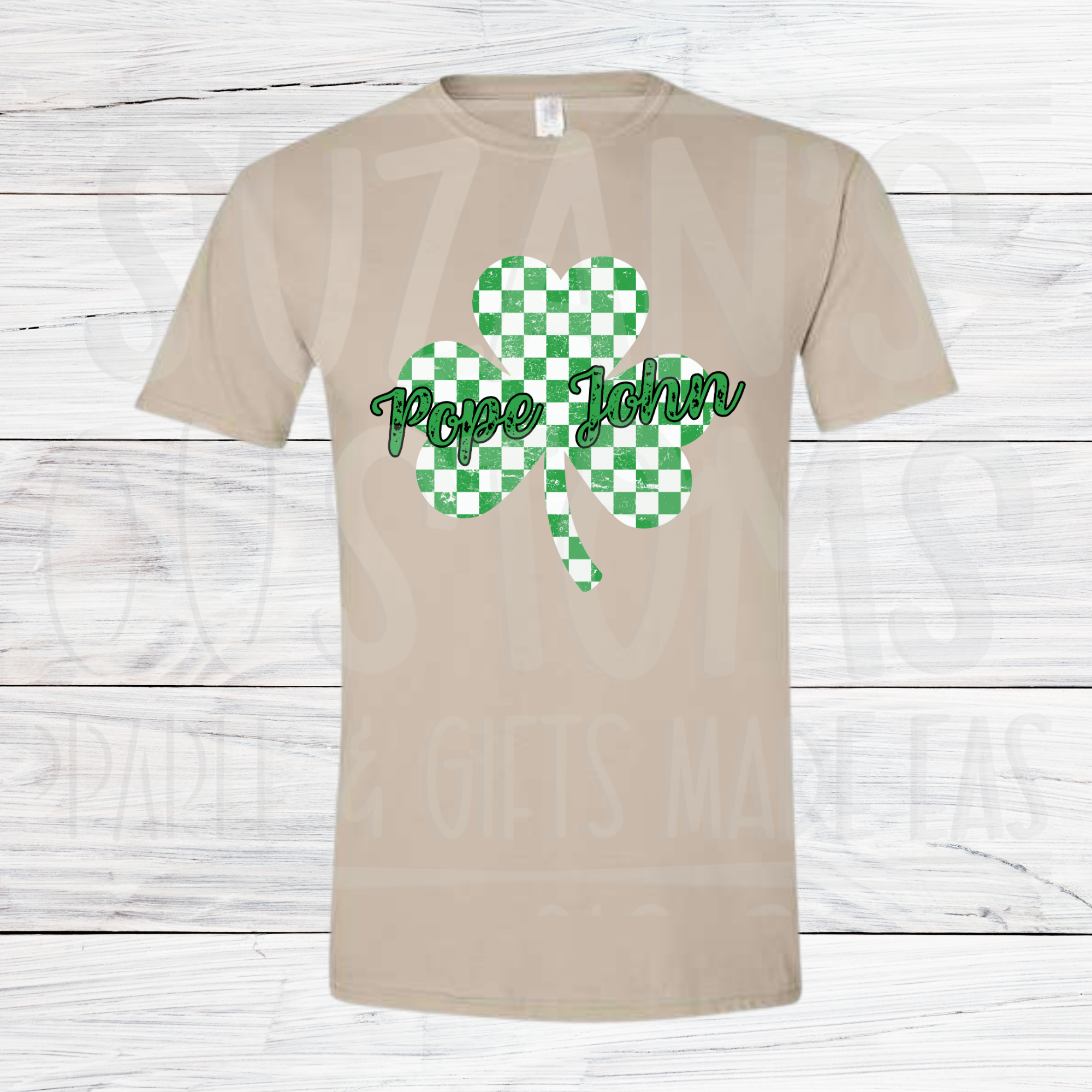 Pope John Checkered Clover