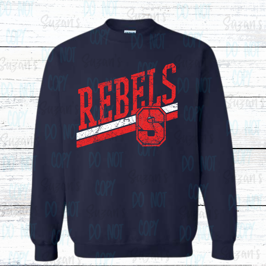 Rebels Distressed Red