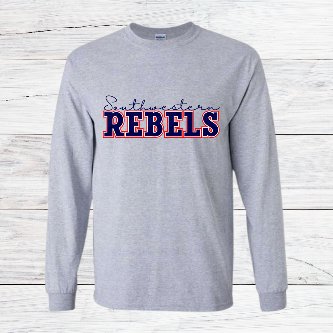 Southwestern Rebels Cursive