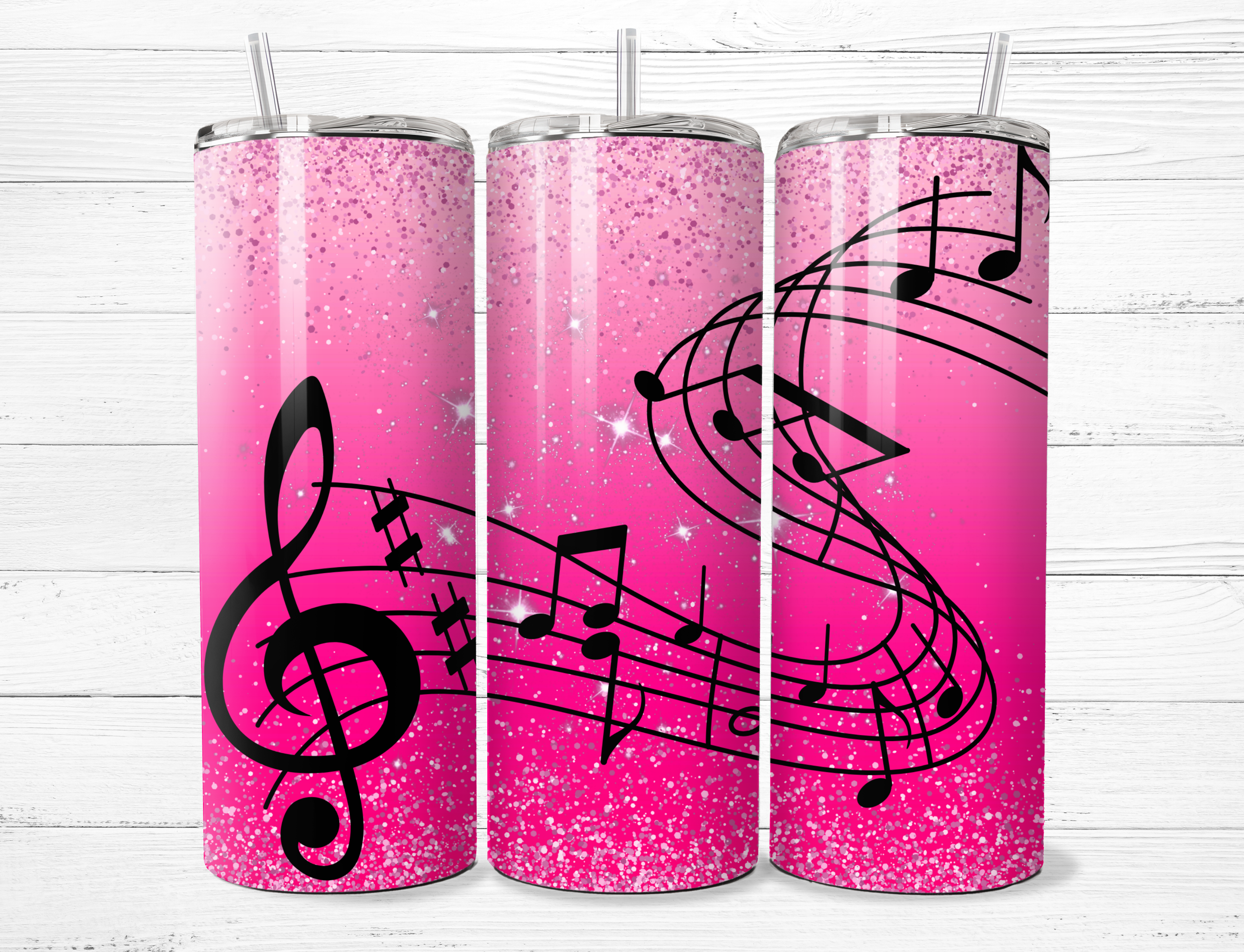 Music Notes Tumbler