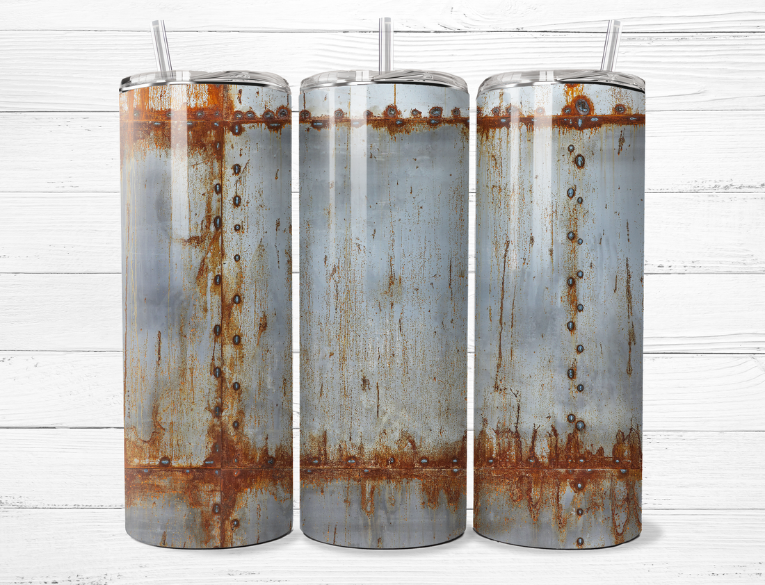 Metal and Rust Tumbler