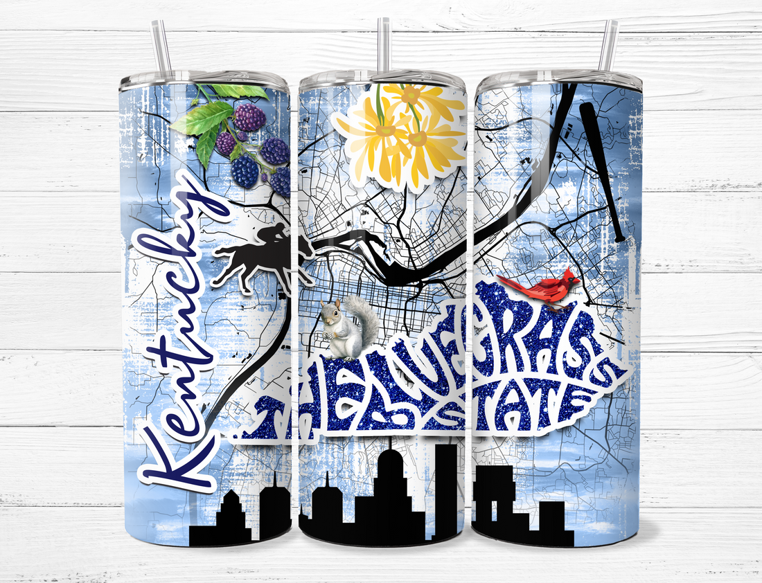 Kentucky Bluegrass State Tumbler