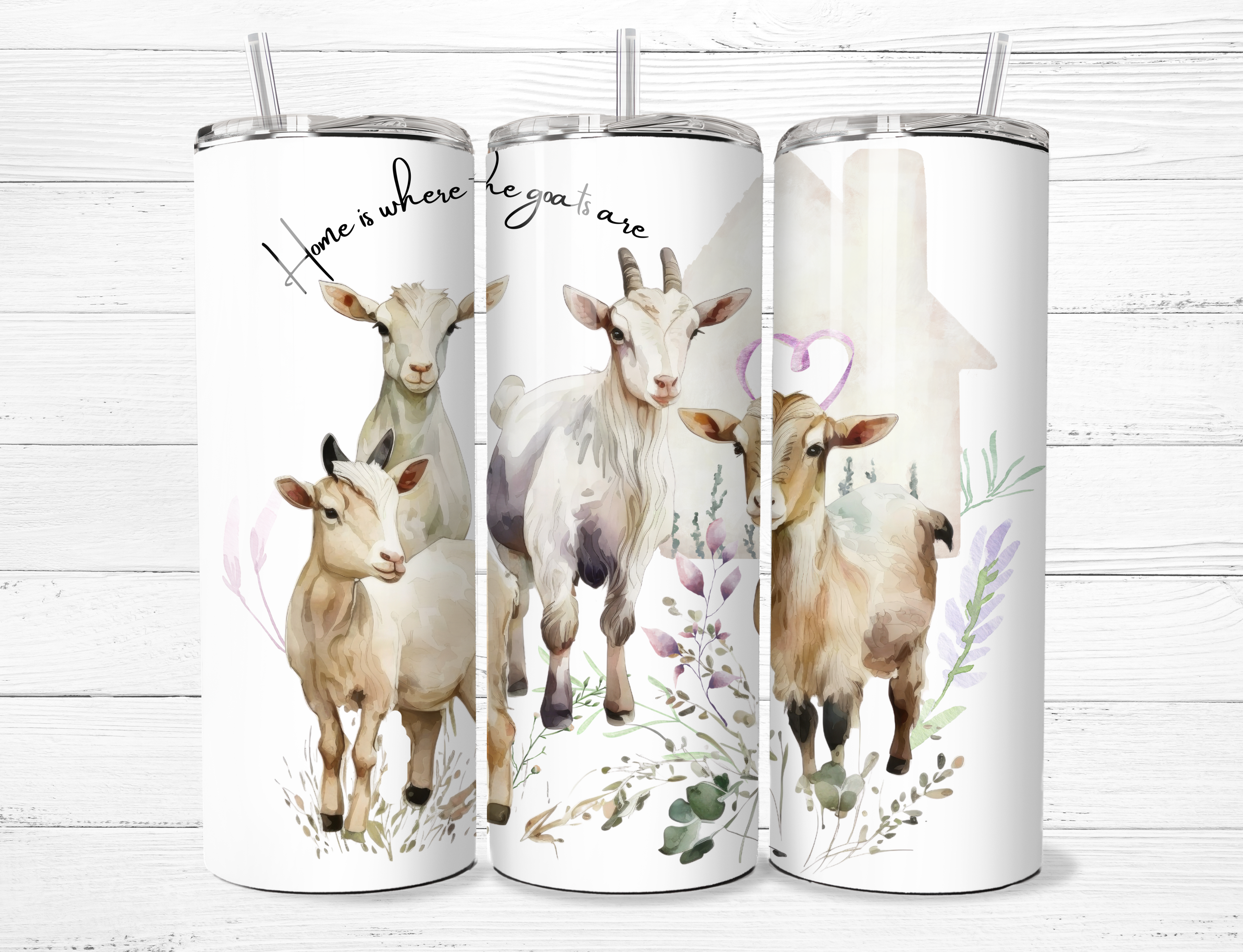 Home Is Where the Goats Are Tumbler