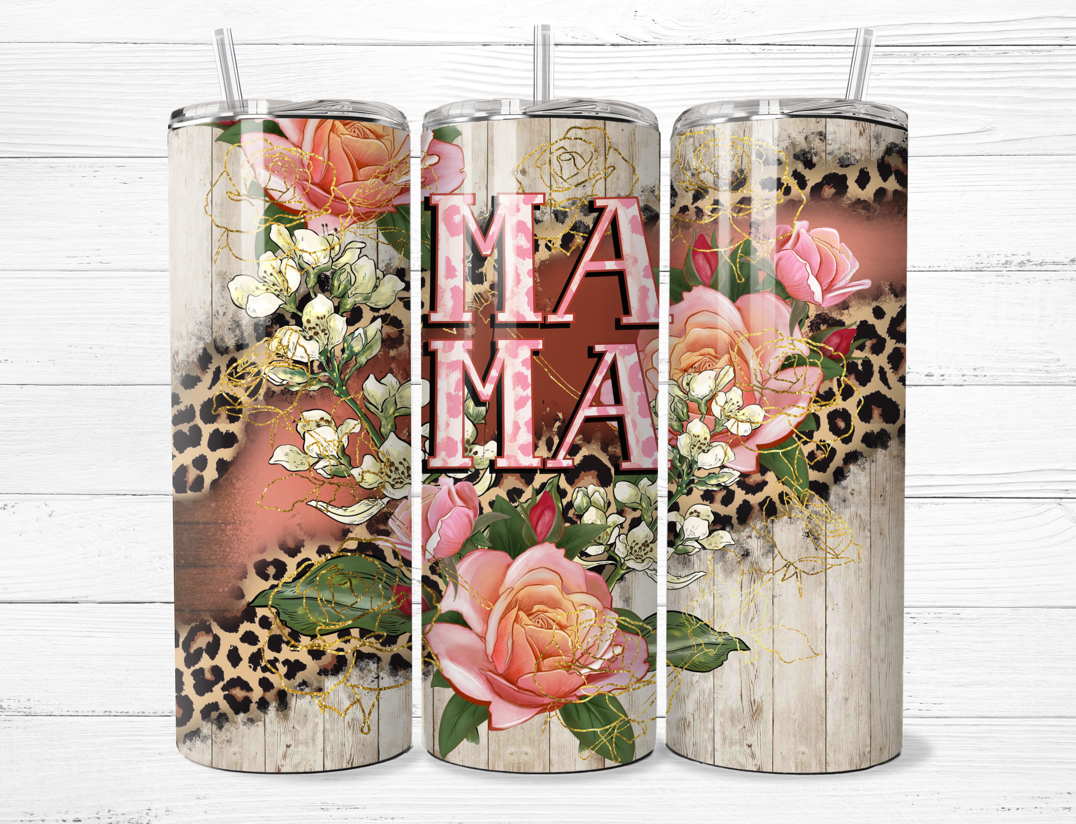 Floral Mama Tumbler