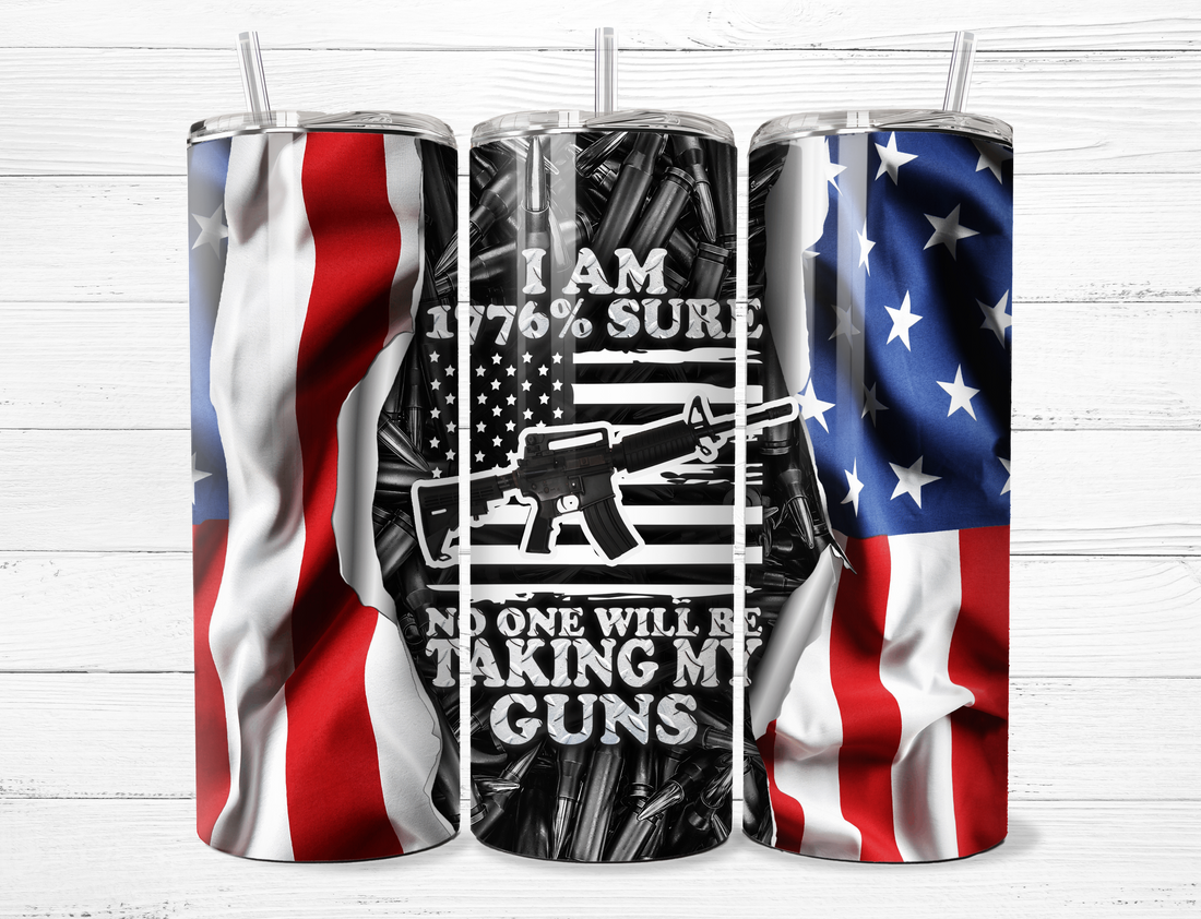 No one will be taking my guns Tumbler