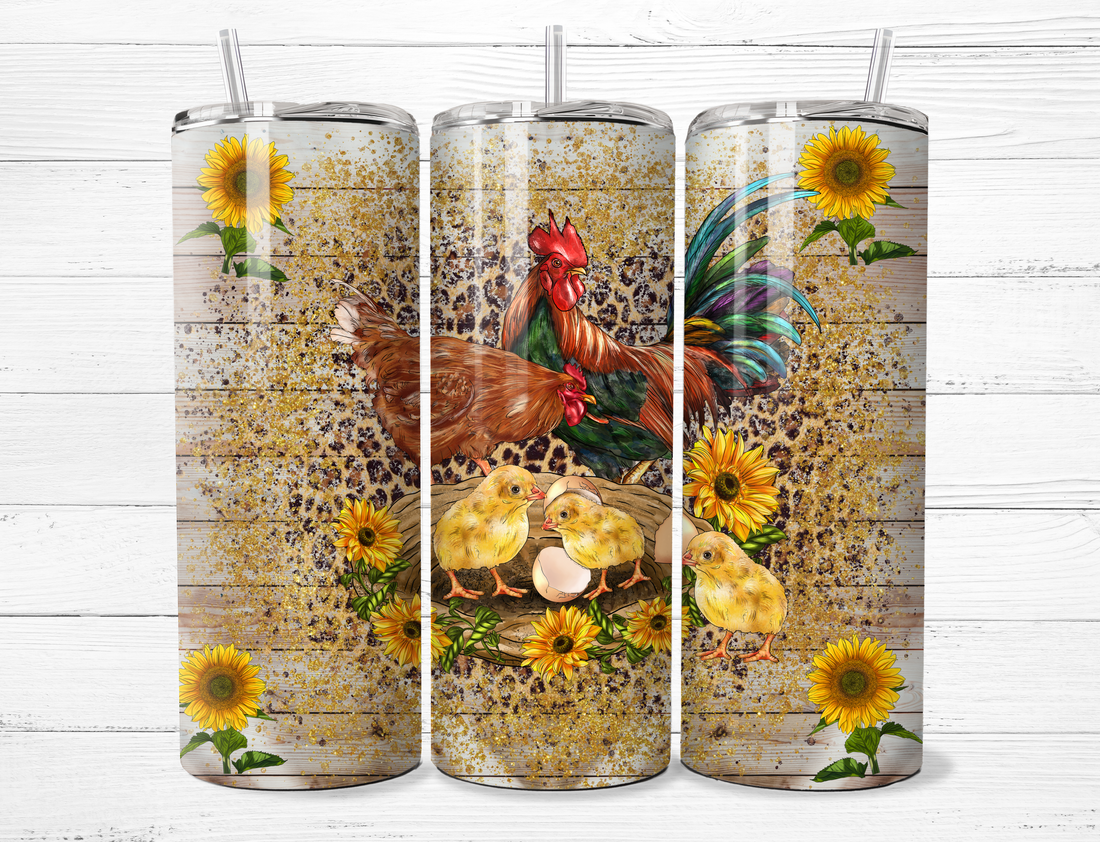 Chicken &amp; Chicks Tumbler