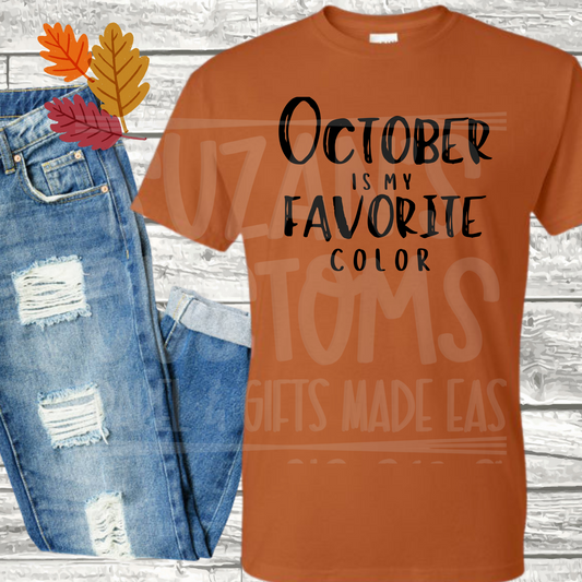 October is my Favorite Color