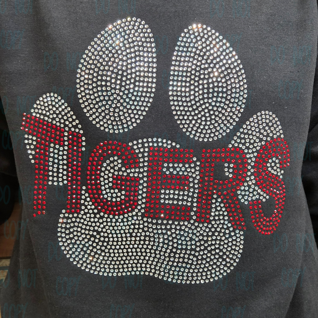 Tigers Paw Rhinestone