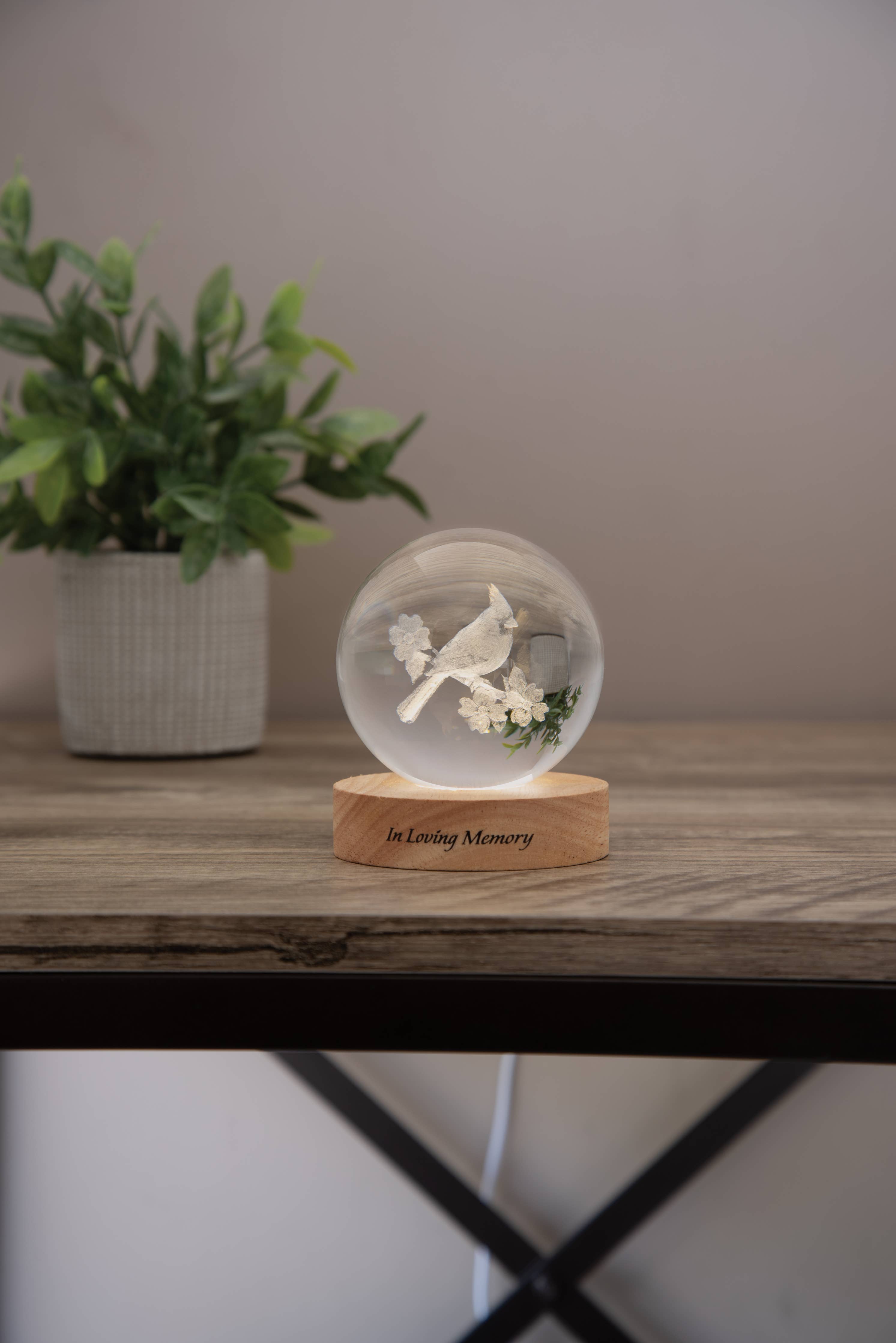 "Cardinal" Crystal Keepsakes