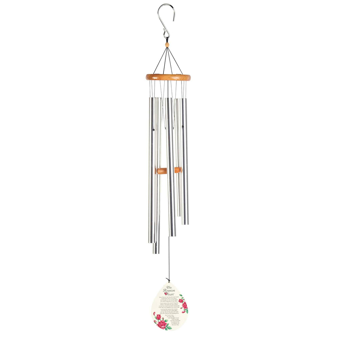 🍗THE REUNION HEART WINDCHIME 42&quot;