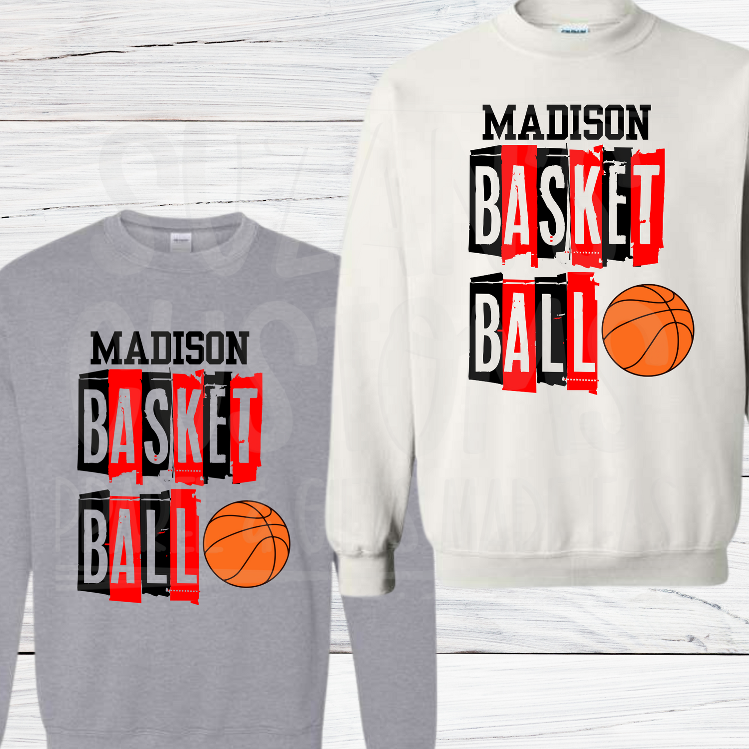 Madison Basketball Stacked