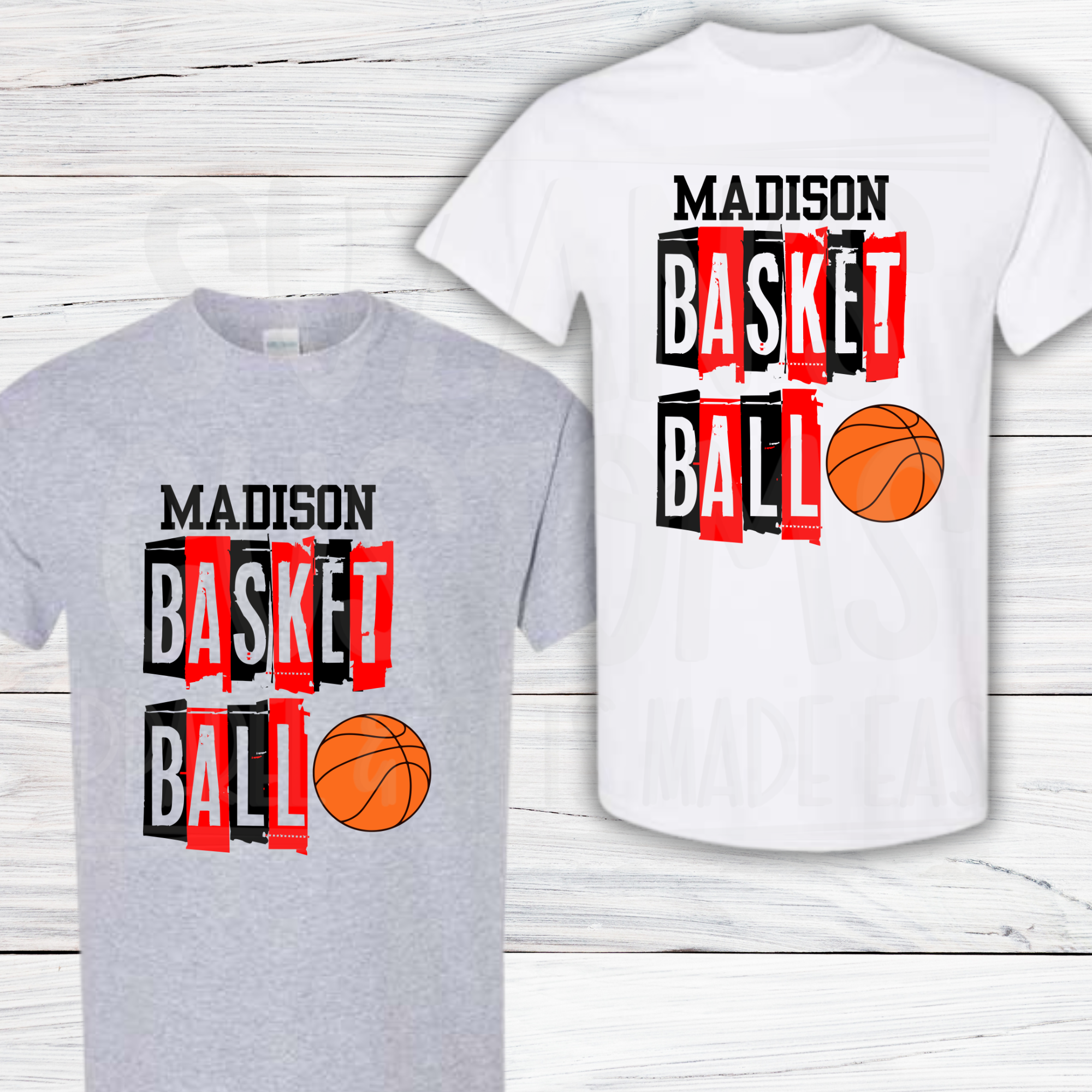 Madison Basketball Stacked