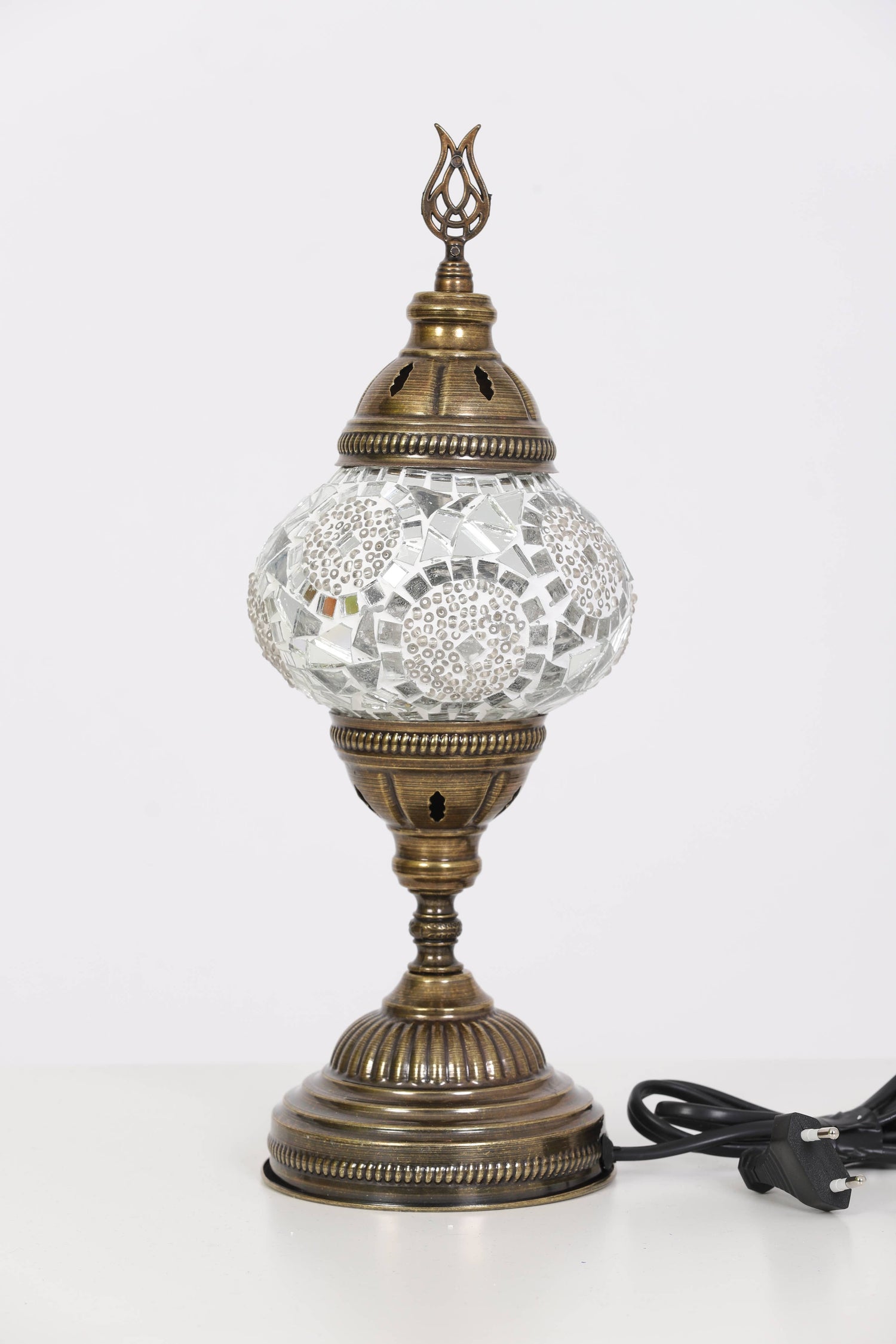 Turkish Standart Mosaic Lamps: Multicolor Flowers