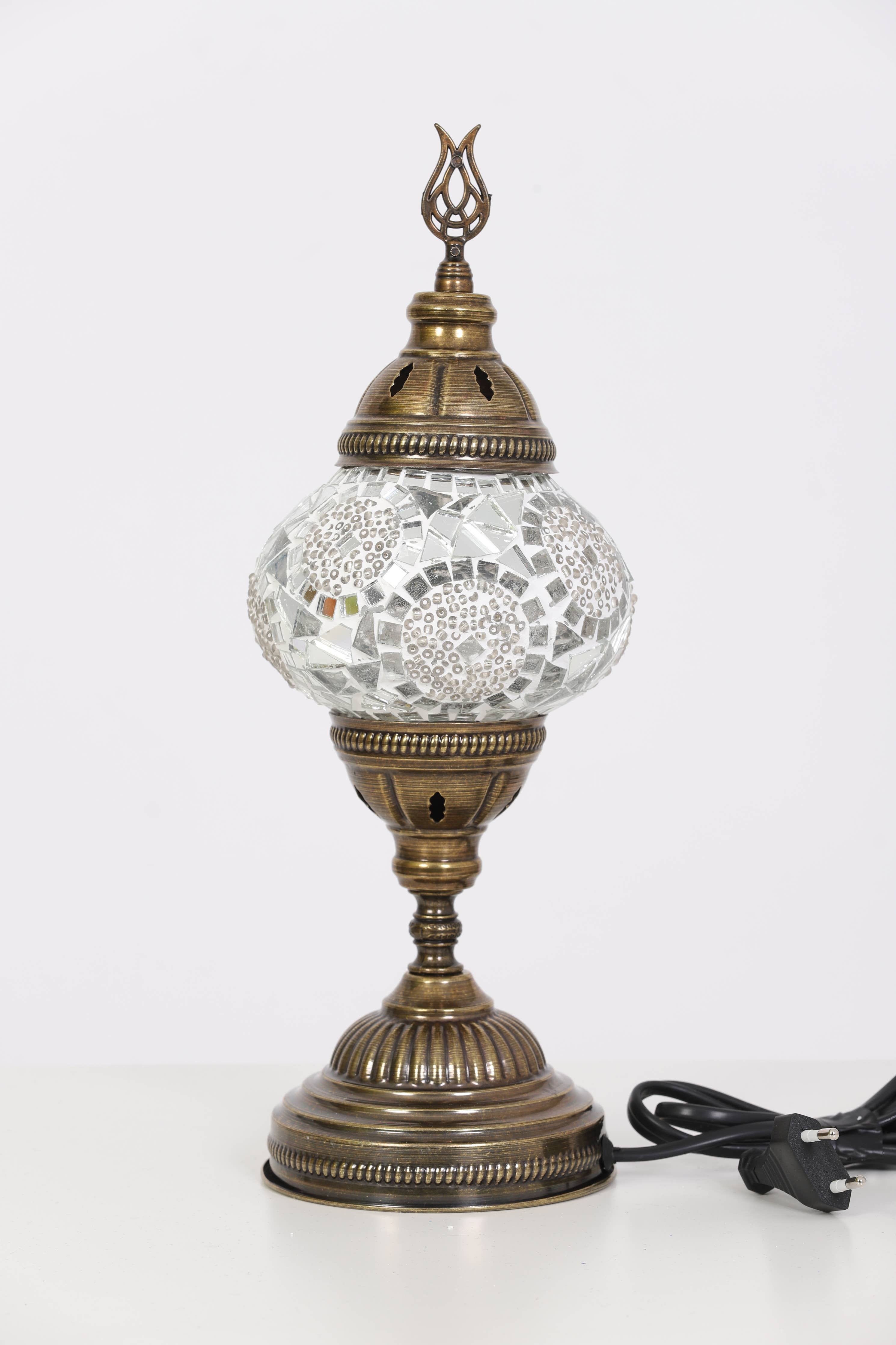 Turkish Standart Mosaic Lamps: Multicolor Flower