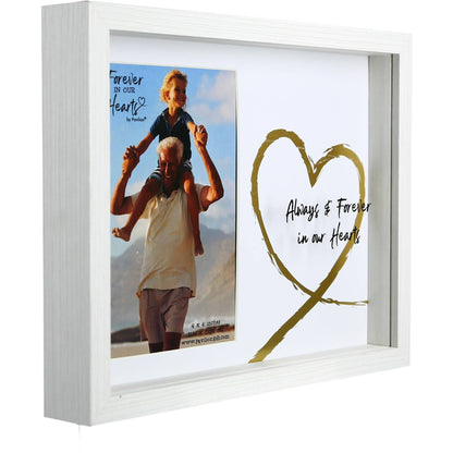 Hearts - 9.5" x 7.5" Shadow Box Frame
(Holds 4" x 6" Photo)