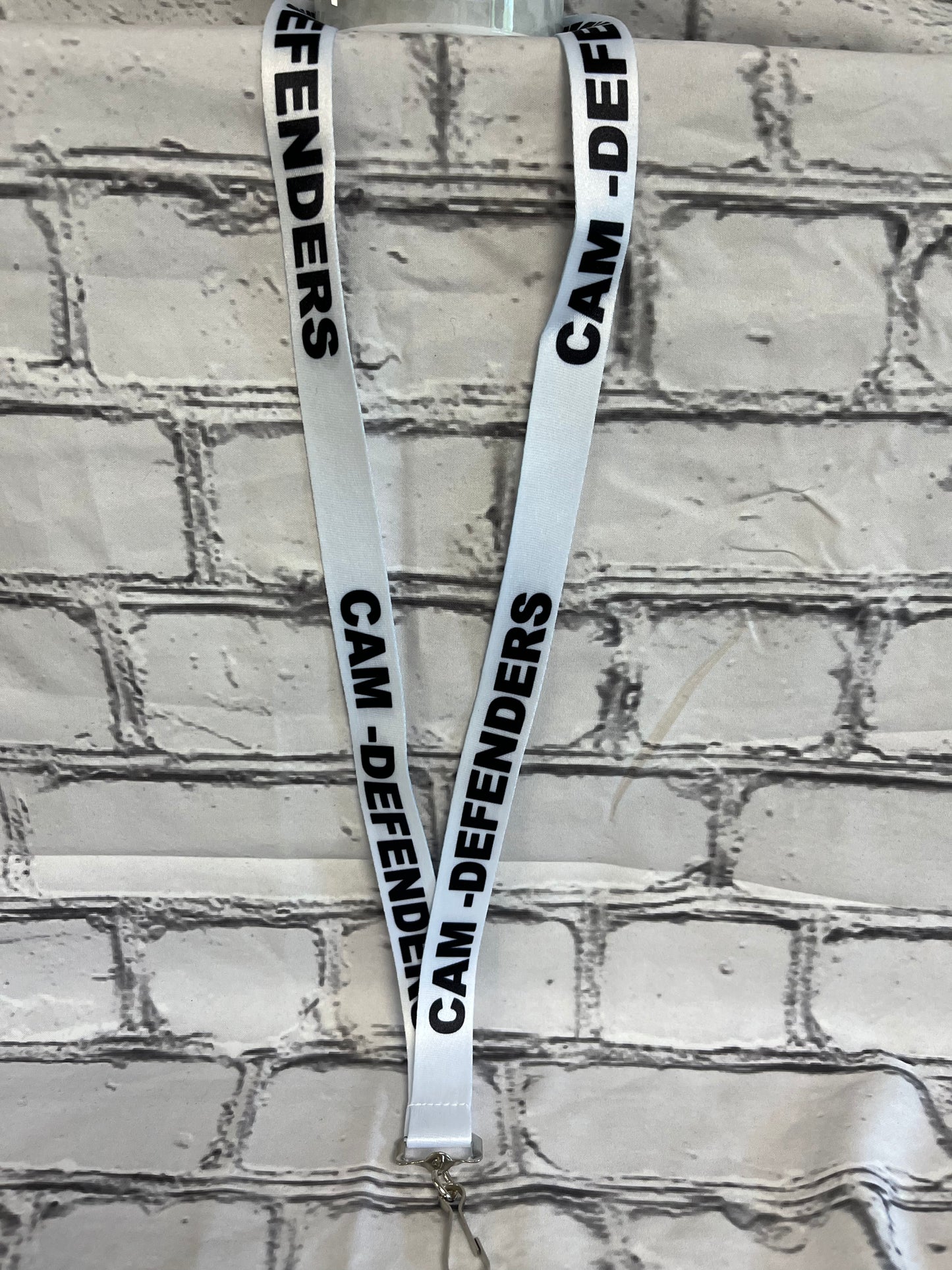 CAM White Lanyard