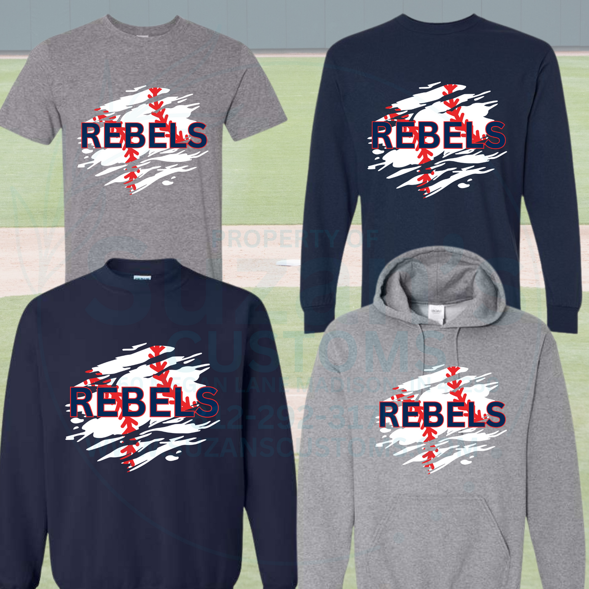 Southwestern Baseball - distressed